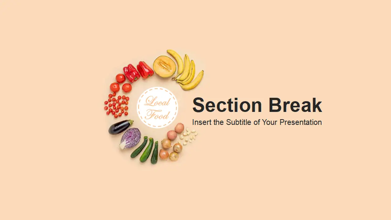 Local Food PowerPoint Templates