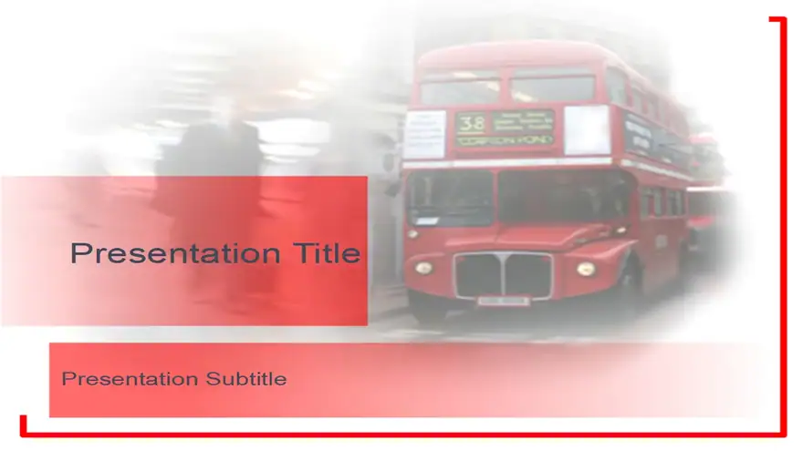 London Bus Template