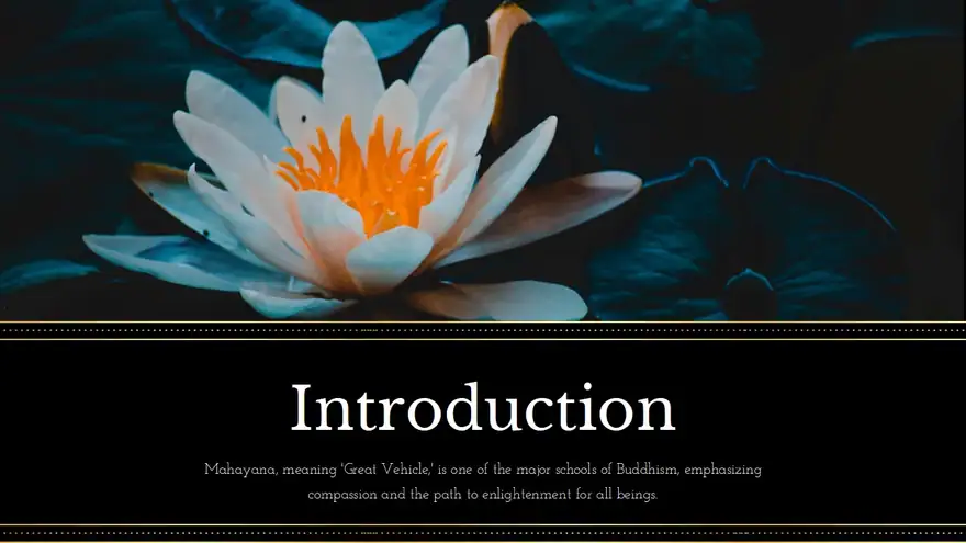 Mahayana Buddhism Slides