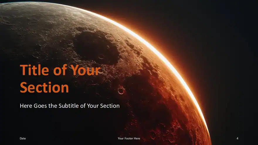 Mars Horizon Template