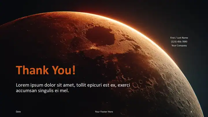 Mars Horizon Template