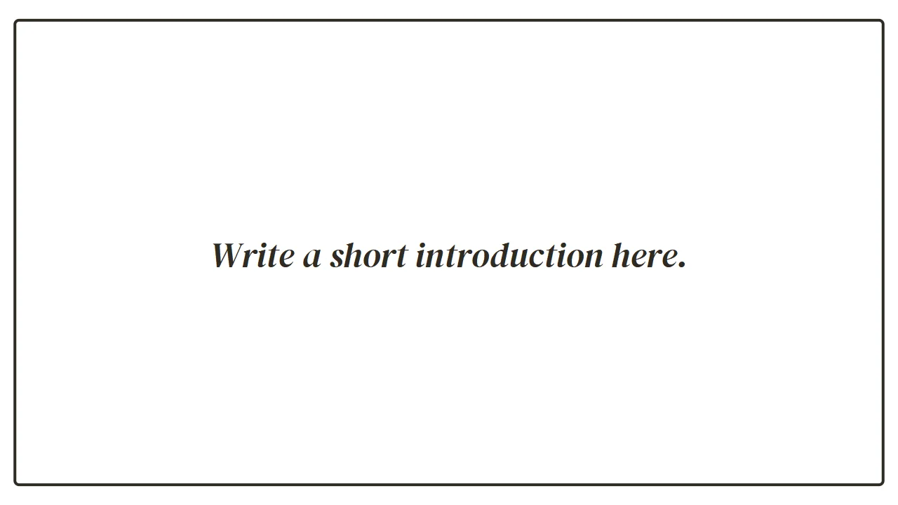 Media Kit Slides