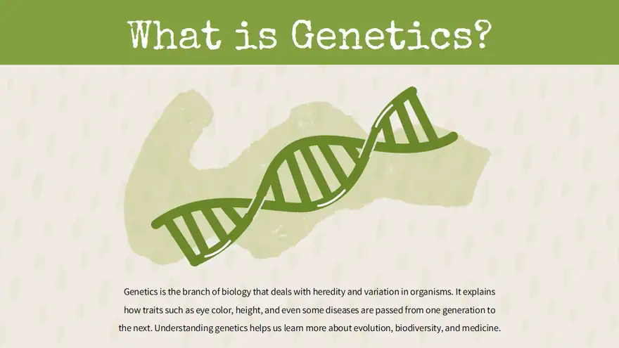 Mendel Genetics Slides