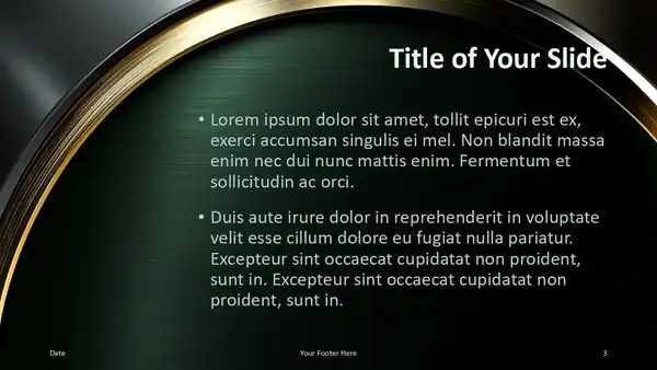 Metallic Luxury Template