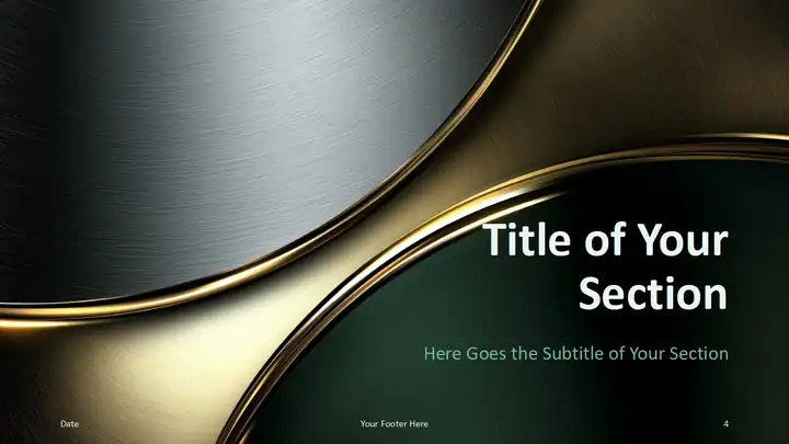 Metallic Luxury Template
