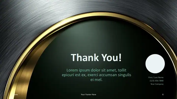 Metallic Luxury Template
