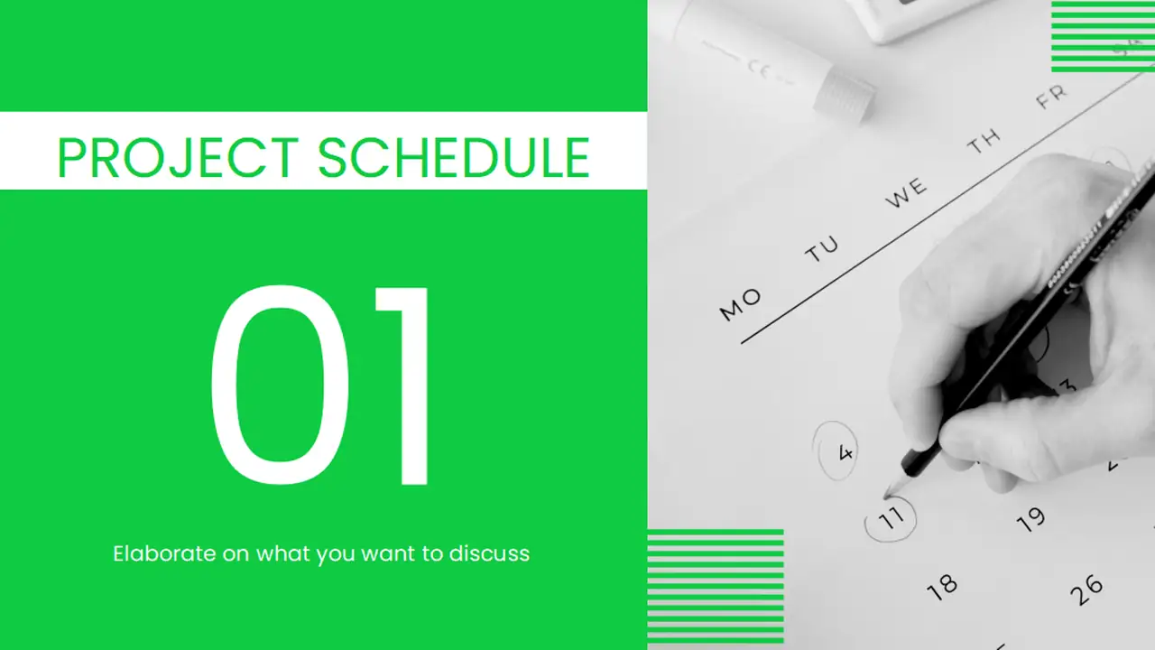Minimal Business Meeting Agenda Slides
