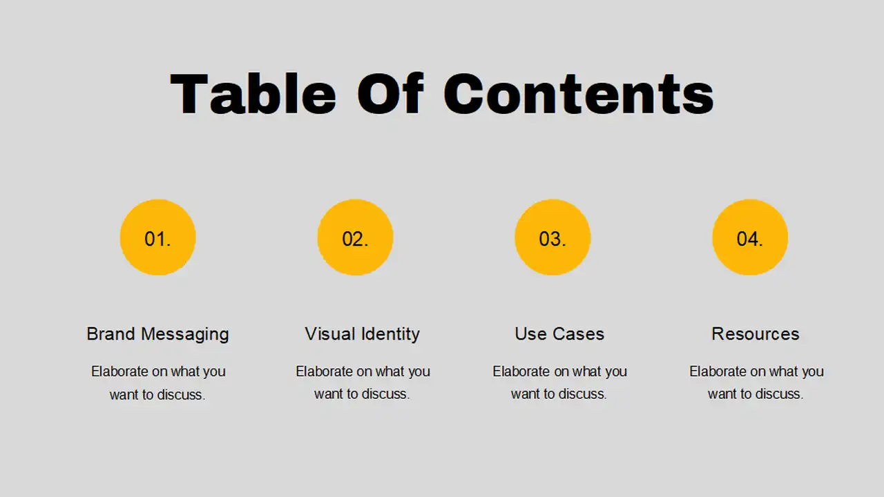 Minimal Corporate Branding Kit Slides