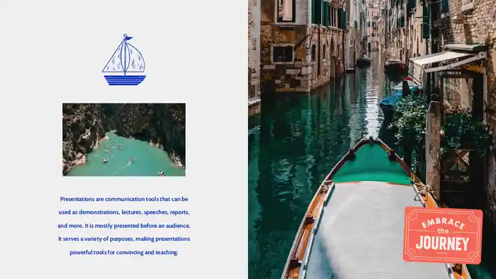 Minimal Illustrated Travel Agency Brochure Slides