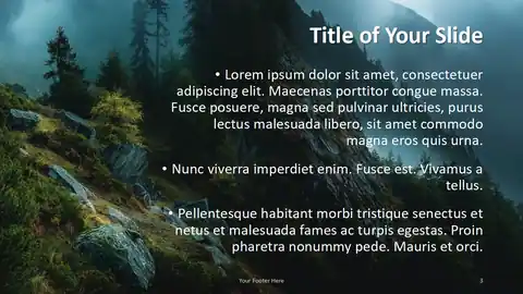 Misty Peaks Template