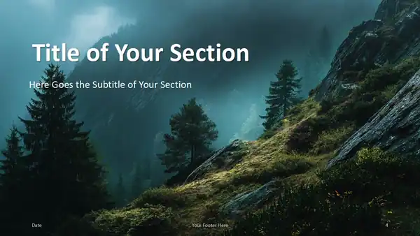 Misty Peaks Template