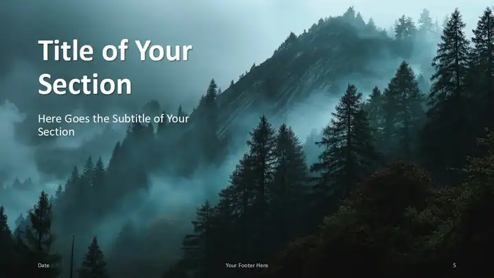 Misty Peaks Template