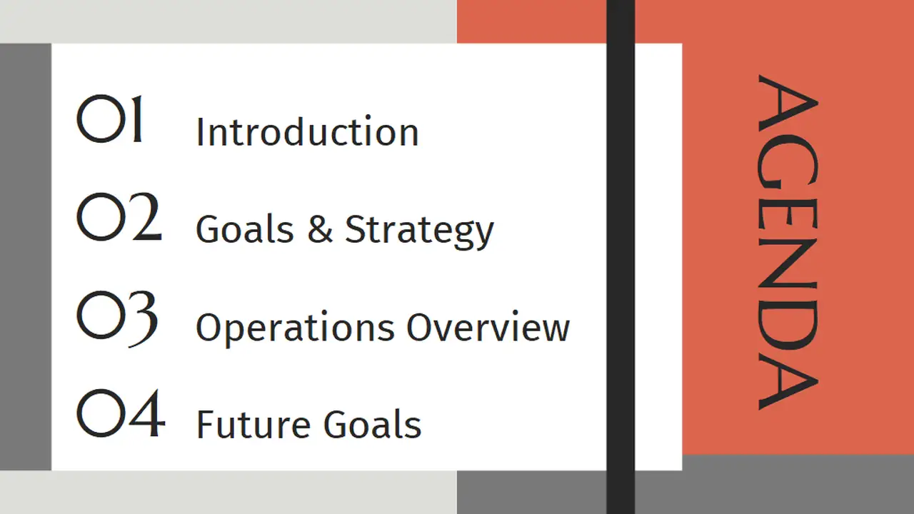 Modern Minimal Company Internal Deck Slides