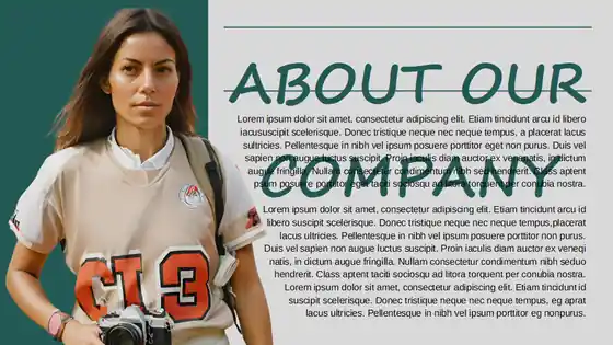 Modern Minimal World Sports Journalists Day Slides