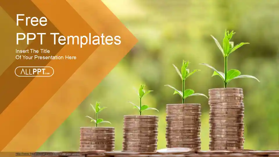 Money Growing Plan PowerPoint Templates