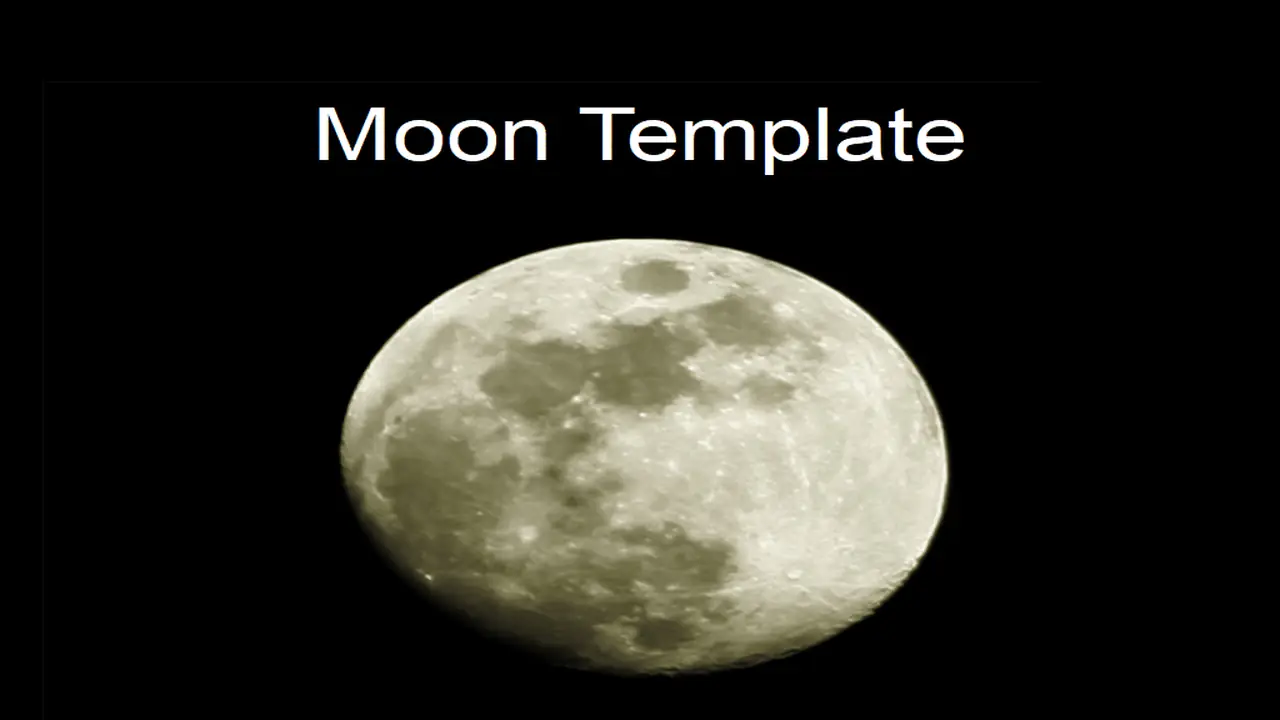 Moon PowerPoint Template