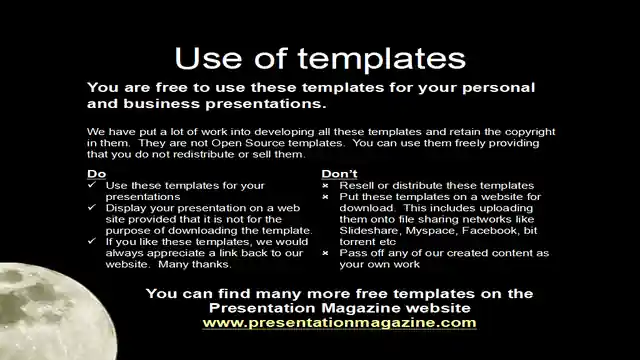 Moon PowerPoint Template