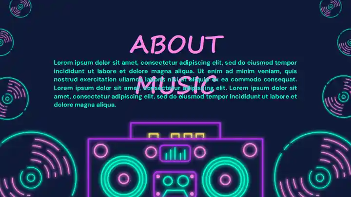 Music Backgrounds Slides