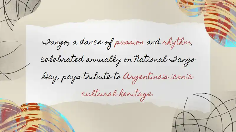 National Tango Day Slides