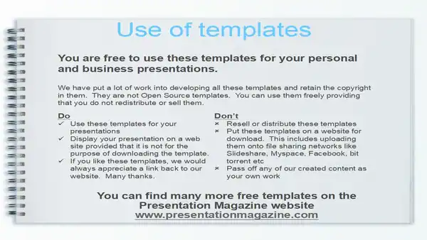 Note pad and pen business template