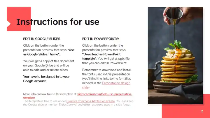 Nutrition Log Slides