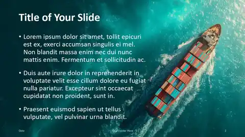 Ocean Freight Business Template