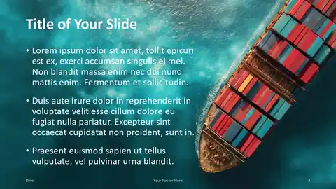 Ocean Freight Business Template