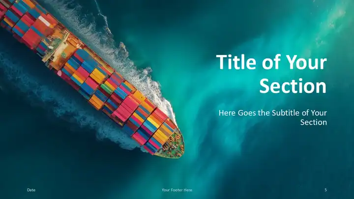 Ocean Freight Business Template