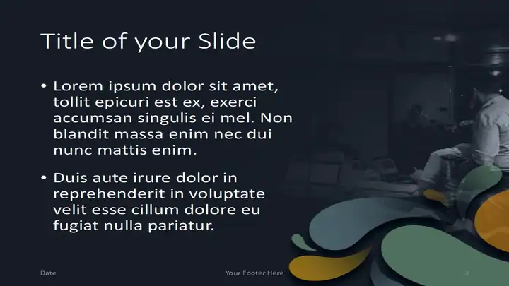 Office Drops Template for PowerPoint and Google Slides