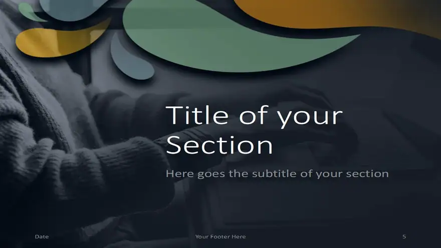 Office Drops Template for PowerPoint and Google Slides