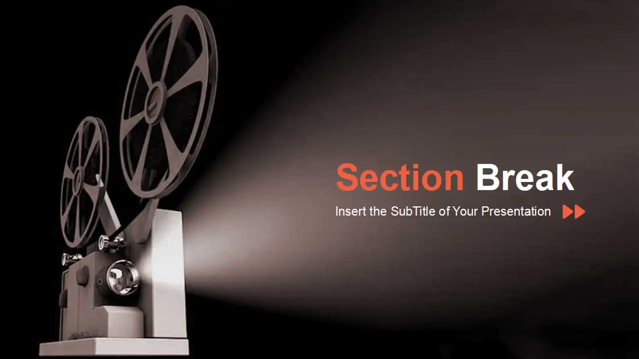 Old Style Movie Projector PowerPoint Templates