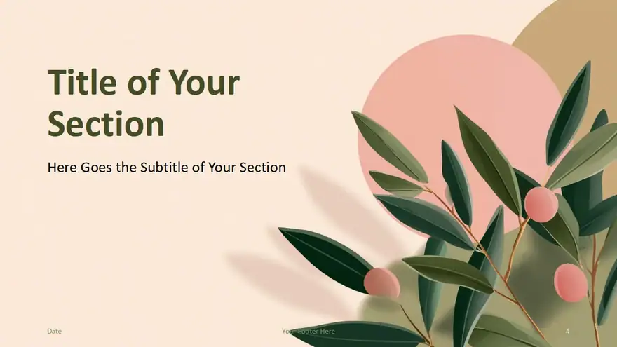 Olive Grove Template