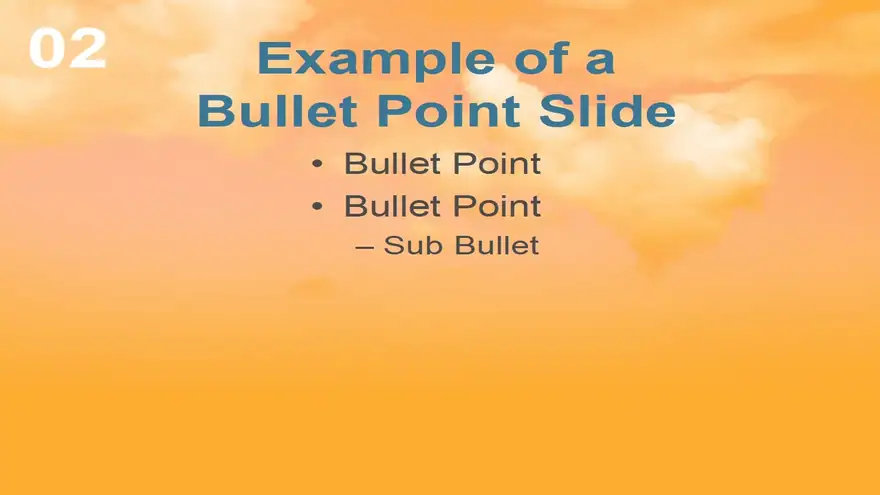 Orange Sky PowerPoint Template