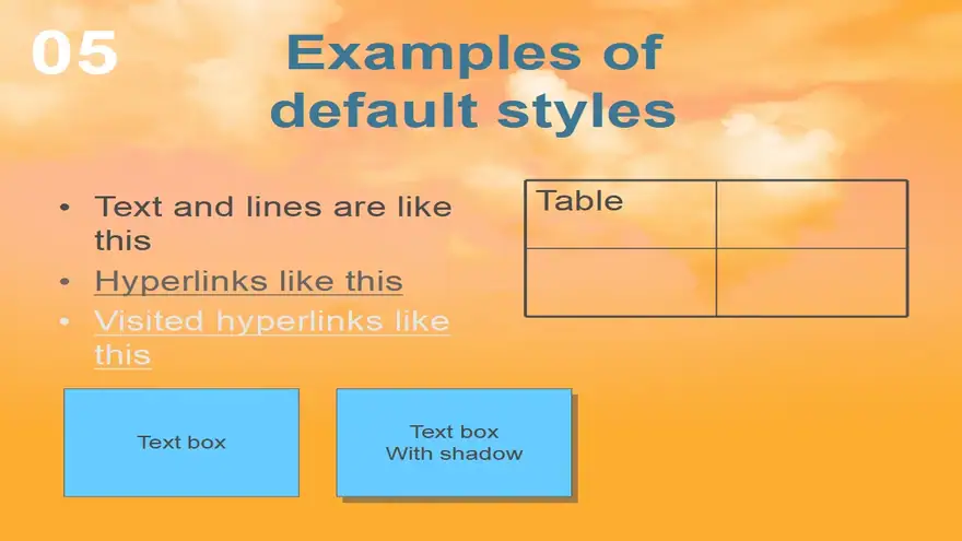 Orange Sky PowerPoint Template