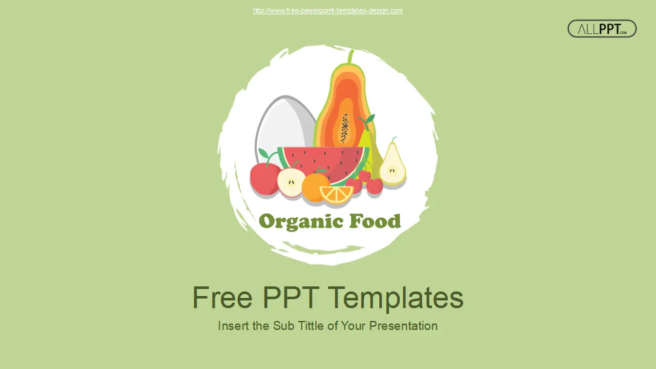Organic Food PowerPoint Templates