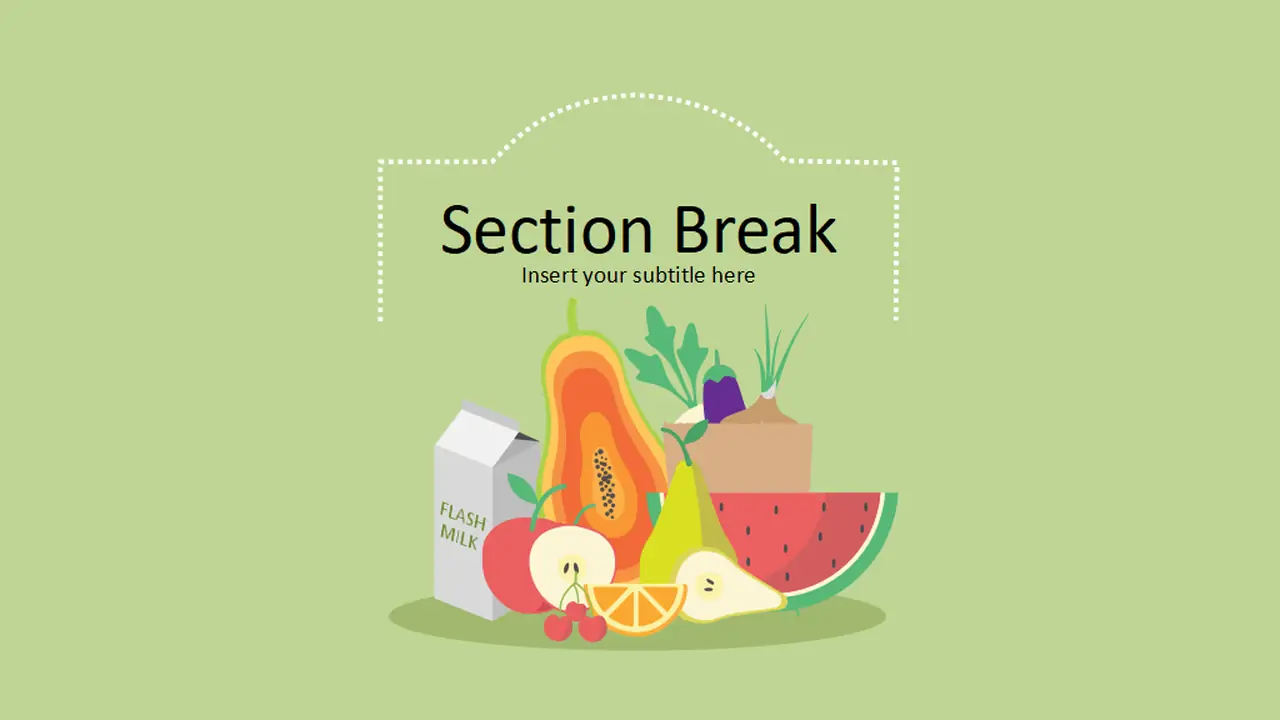 Organic Food PowerPoint Templates