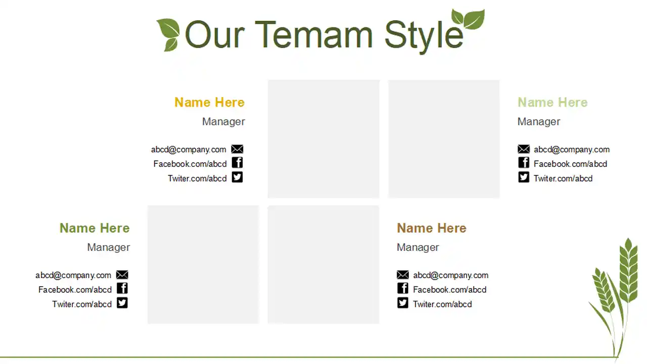 Organic Food PowerPoint Templates