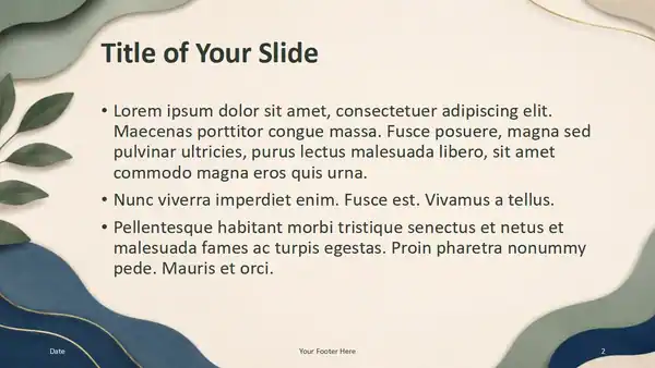 Organic Layers Template