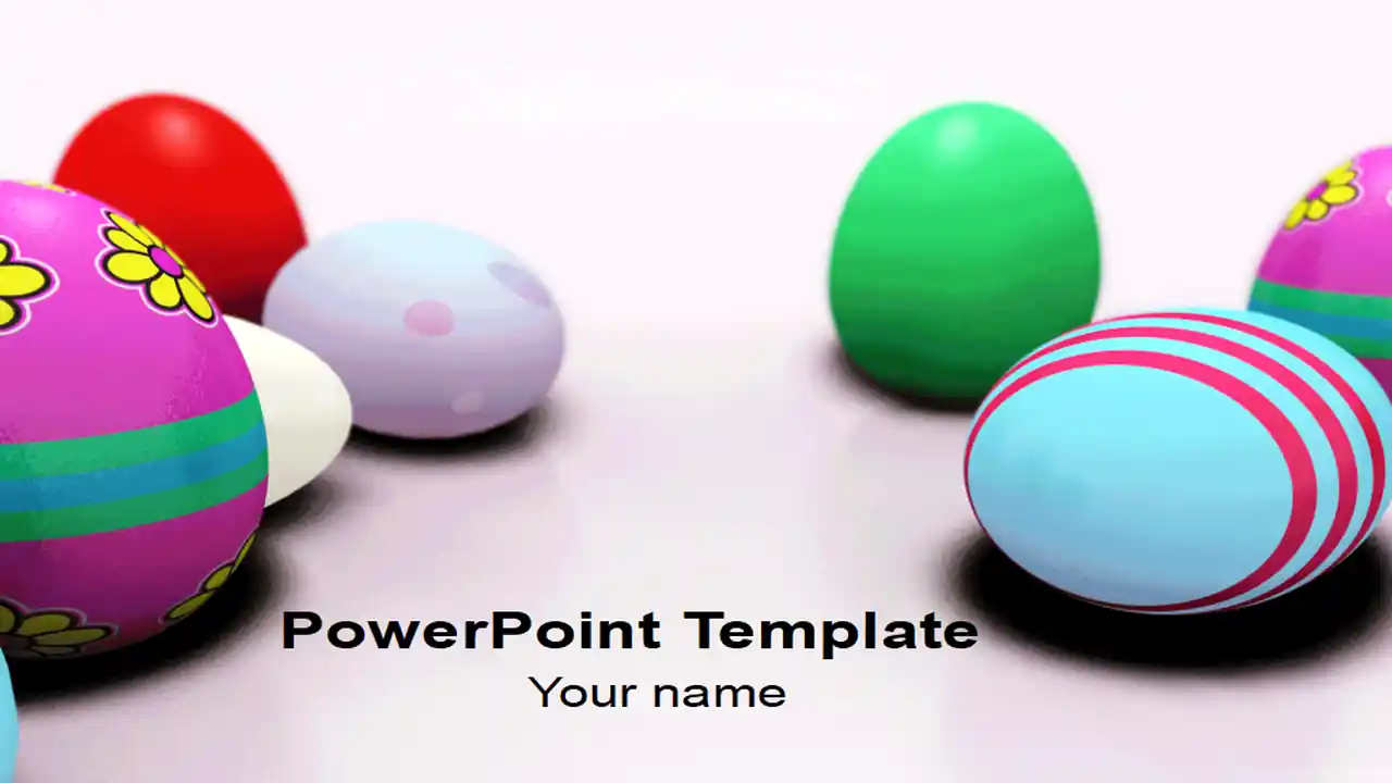 Patterned Easter Egg Template