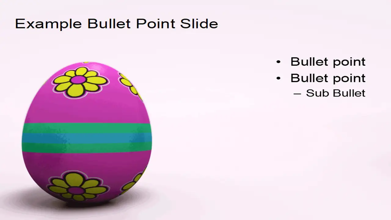 Patterned Easter Egg Template