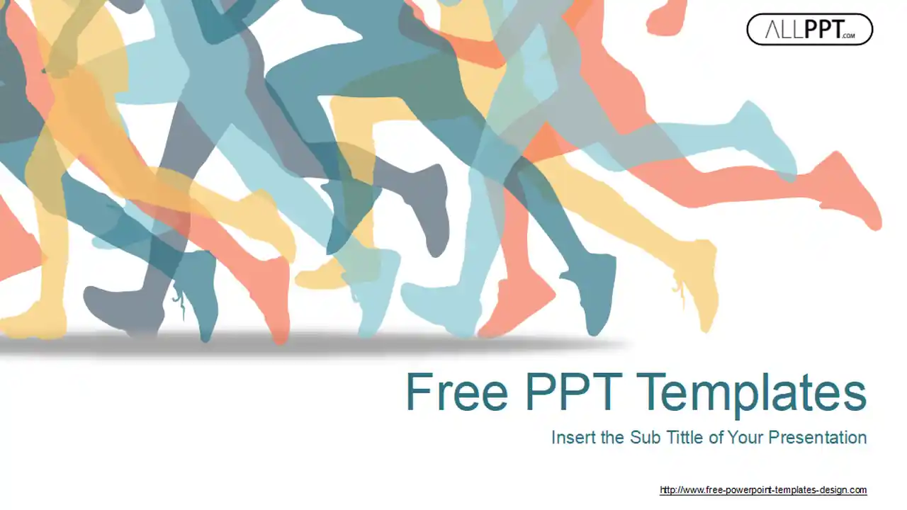 People Running PowerPoint Templates