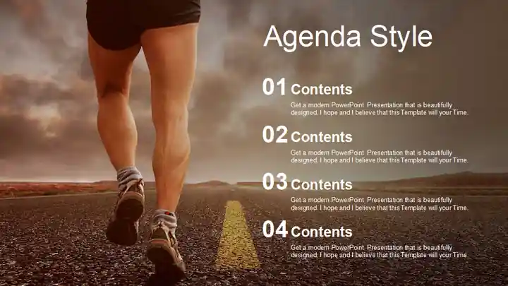 People Running PowerPoint Templates