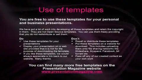 Pink lights template