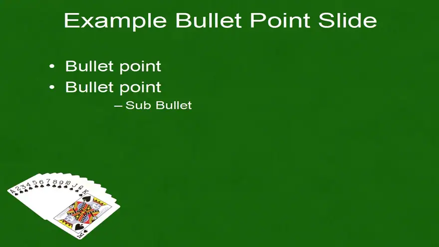 Playing Cards PowerPoint Template