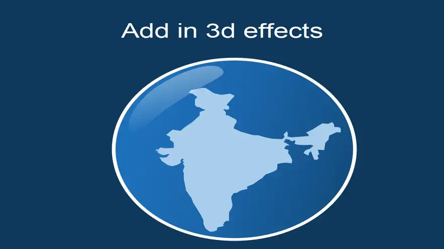 PowerPoint map of India including States