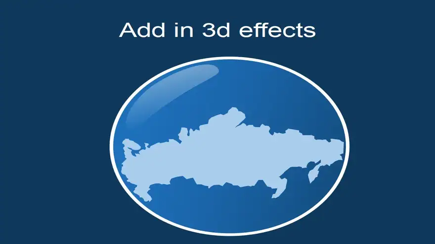Powerpoint map of Russia