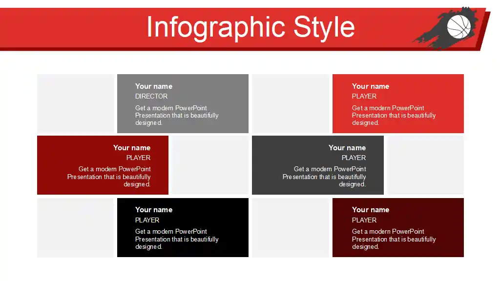 Professional Basketball Player Sports PowerPoint Templates