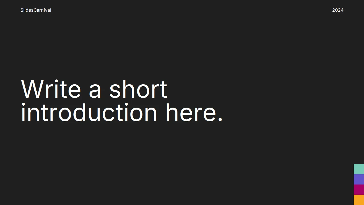 Project Success Story Slides