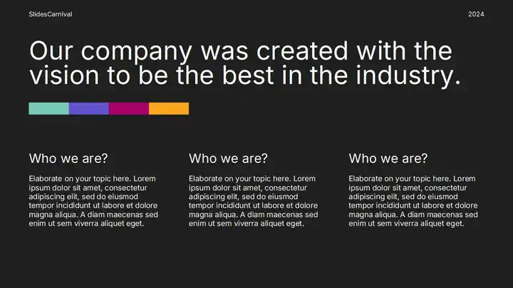 Project Success Story Slides