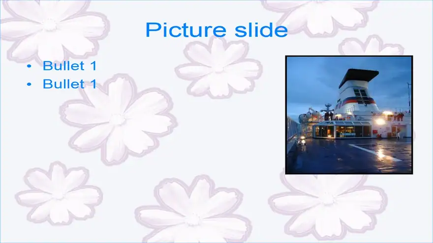 Purple Flower Template